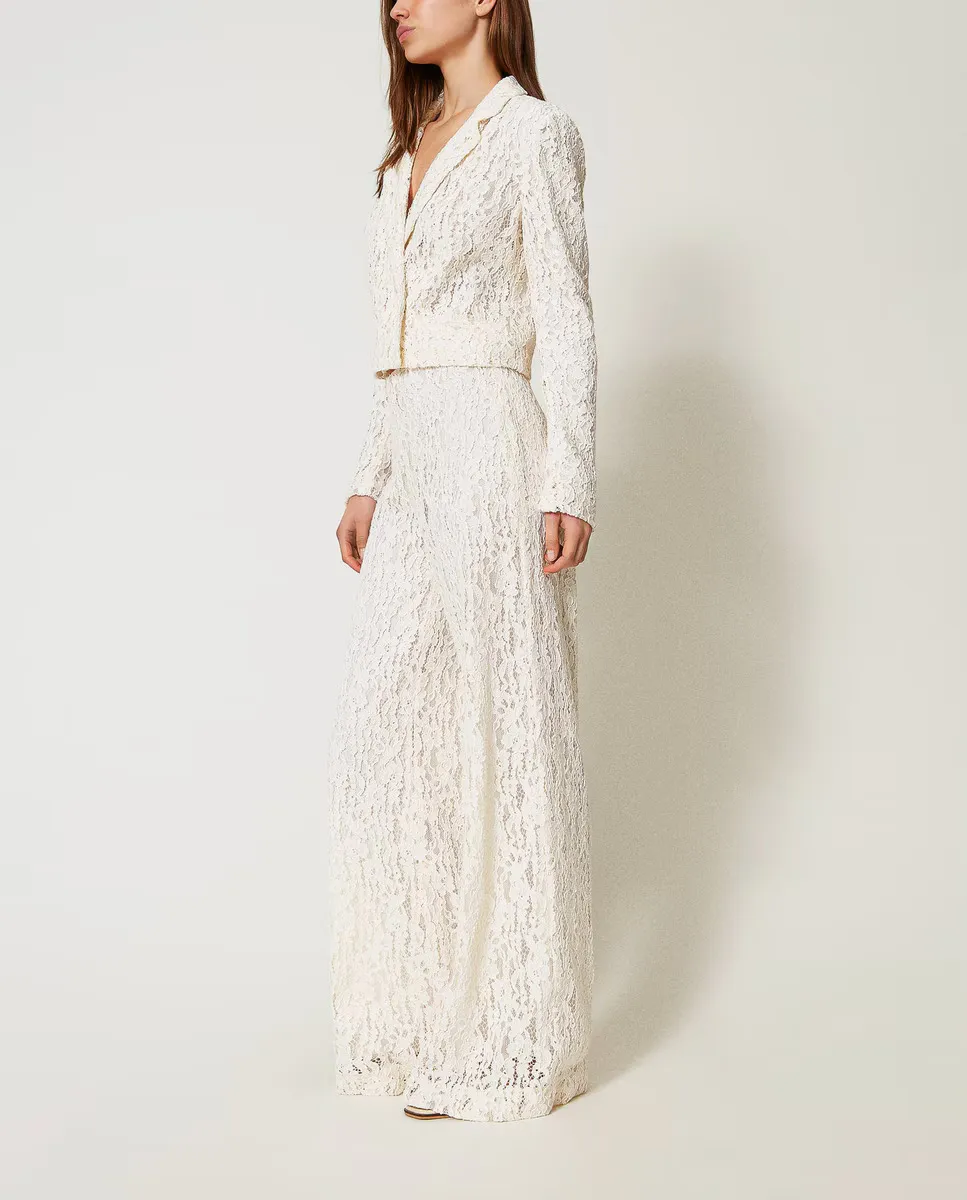 Женские брюки с цветочным кружевом Twinset, белый
Женские брюки с цветочным кружевом Twinset, белый