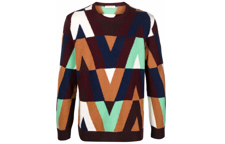 Валентино Вязаный Свитер Оптик, Мультиколор
Валентино Вязаный Свитер Оптик, Мультиколор