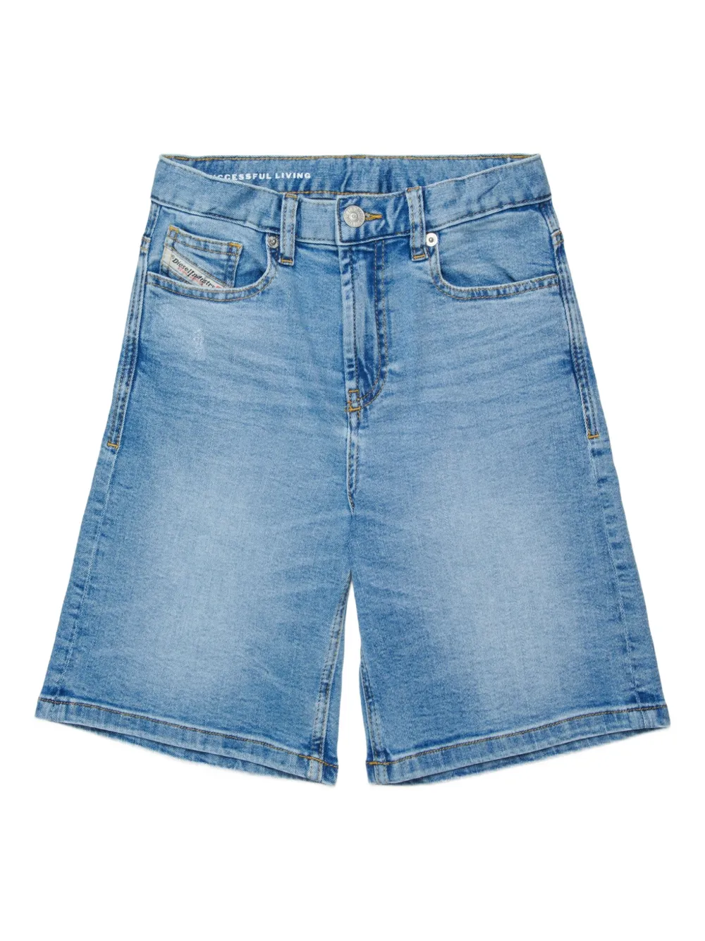 Джинсовые шорты с нашивкой-логотипом Diesel Kids, синий
Джинсовые шорты с нашивкой-логотипом Diesel Kids, синий