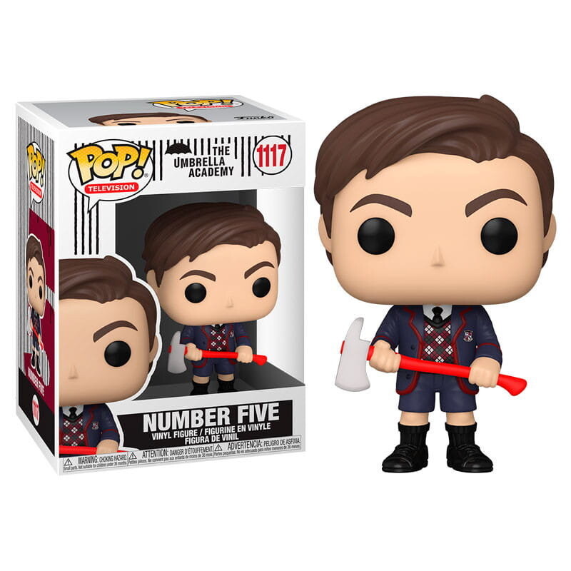 Funko POP! Телевидение, коллекционная статуэтка, Академия Амбрелла, номер 5, 1117.
Funko POP! Телевидение, коллекционная статуэтка, Академия Амбрелла, номер 5, 1117.