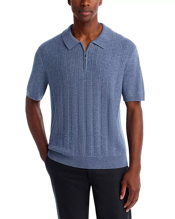 Рубашка-Поло из шерсти и кашемира на молнии - эксклюзивная модель. The Men'S Store At Bloomingdale'S, синий
Рубашка-Поло из шерсти и кашемира на молнии - эксклюзивная модель. The Men'S Store At Bloomingdale'S, синий