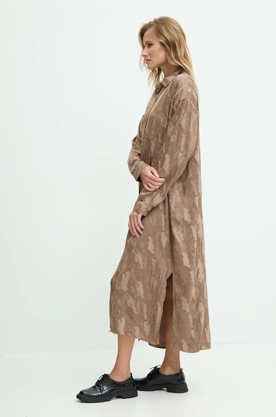 Платье с шелком Answear.Lab, бежевый
Платье с шелком Answear.Lab, бежевый