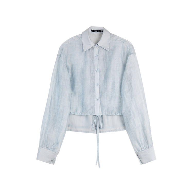 ELLE Рубашка Women's Blue Lapel Moderate
ELLE Рубашка Women's Blue Lapel Moderate