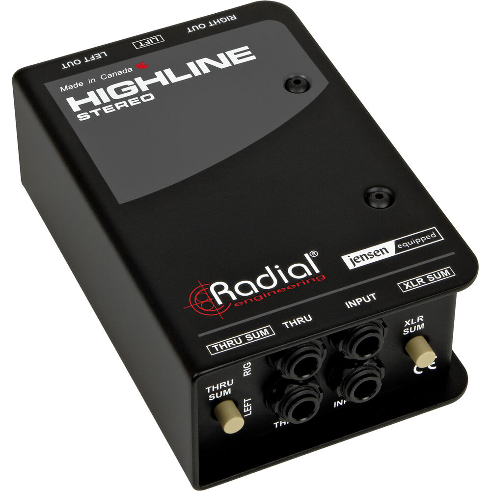 Директ-бокс Radial Engineering Radial Highline Stereo Passive R800 1539 00
Директ-бокс Radial Engineering Radial Highline Stereo Passive R800 1539 00