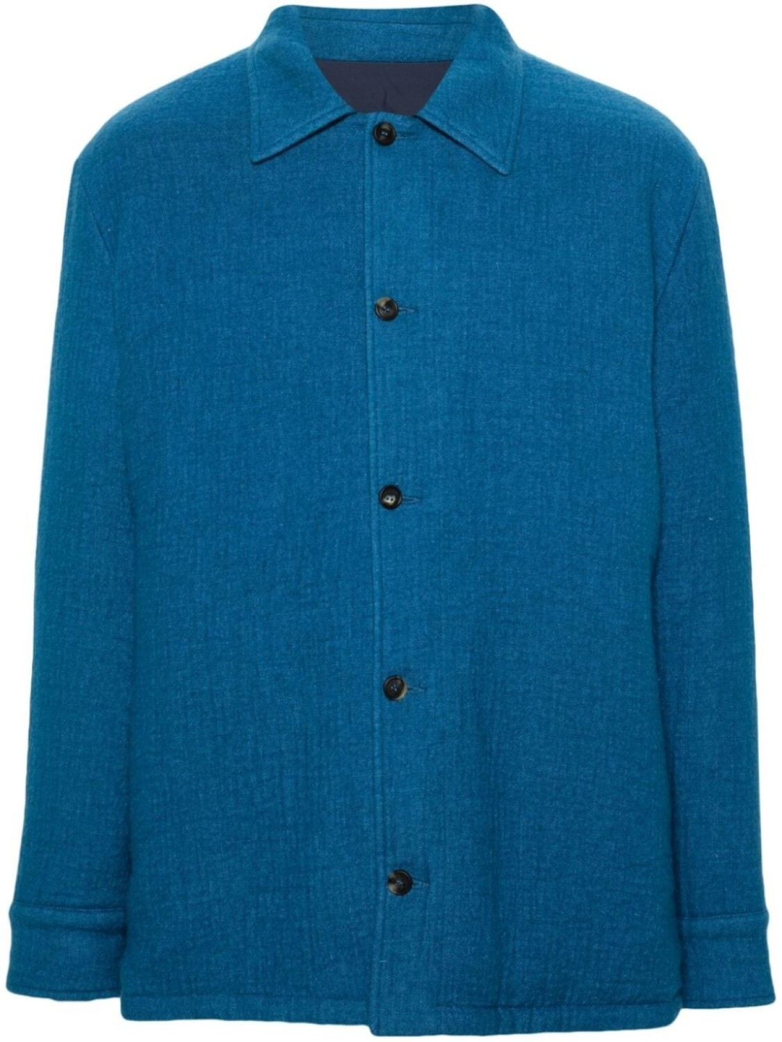 Gabriela Hearst двусторонняя куртка-рубашка Argus, синий 
Gabriela Hearst двусторонняя куртка-рубашка Argus, синий