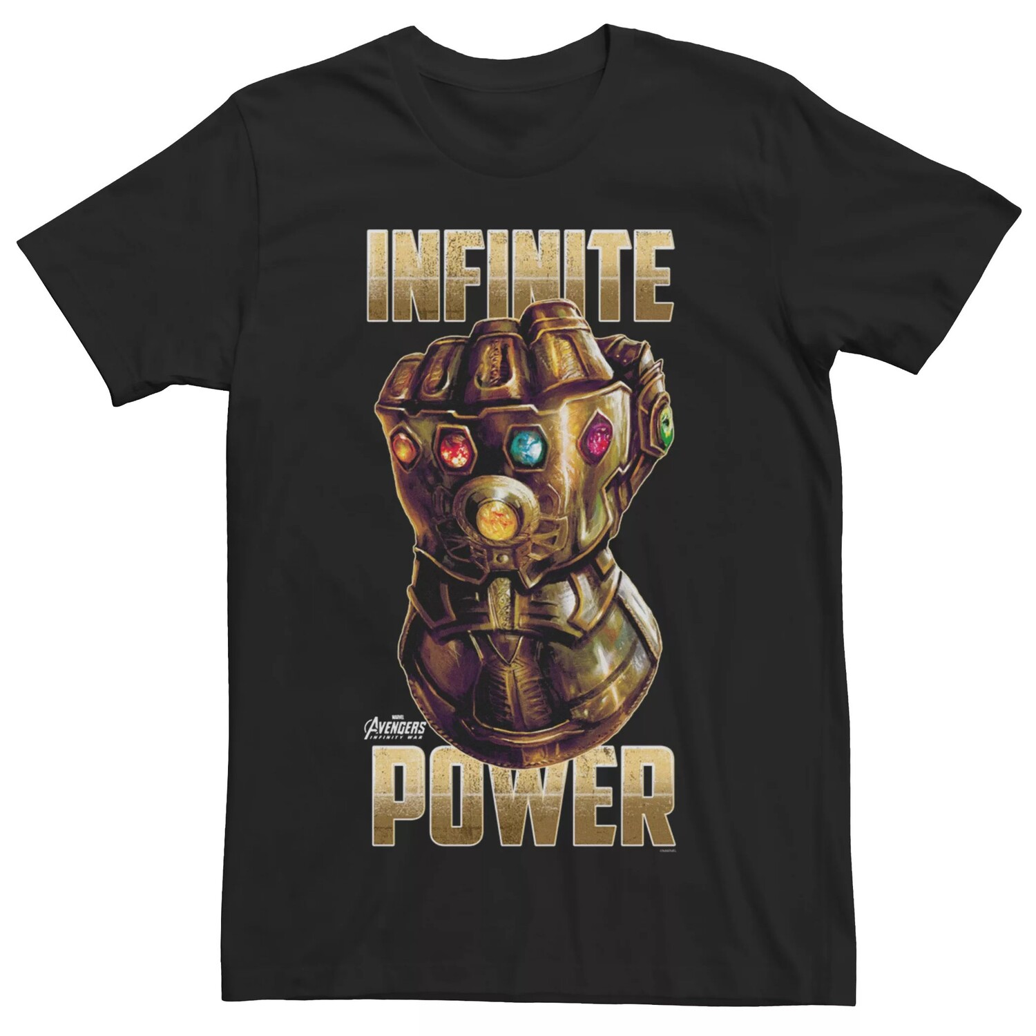 Мужская футболка Avengers Infinity War Thanos Gauntlet Tee Licensed Character 
Мужская футболка Avengers Infinity War Thanos Gauntlet Tee Licensed Character