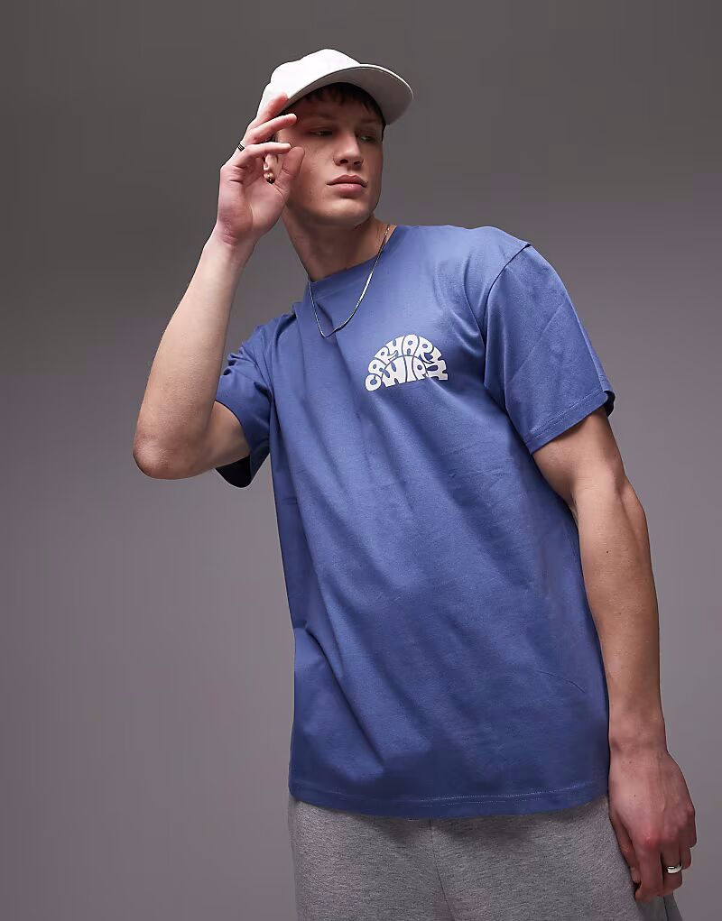 Футболка Carhartt WIP с джазовым принтом синего цвета
Футболка Carhartt WIP с джазовым принтом синего цвета