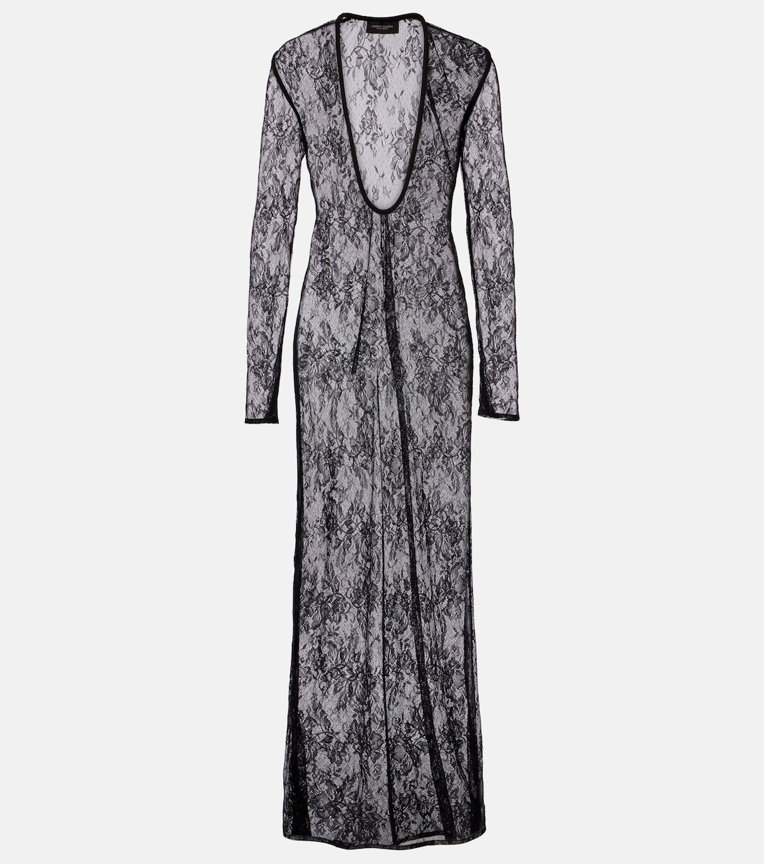 Прозрачное кружевное макси-платье Adriana Degreas, черный
Прозрачное кружевное макси-платье Adriana Degreas, черный