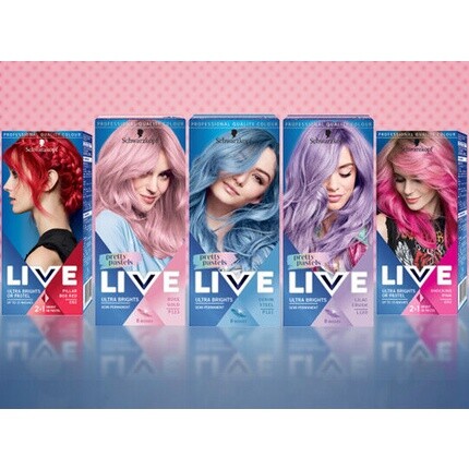 Полуперманентная краска для волос Live Ultra Pastels, 9 цветов на выбор, Schwarzkopf
Полуперманентная краска для волос Live Ultra Pastels, 9 цветов на выбор, Schwarzkopf