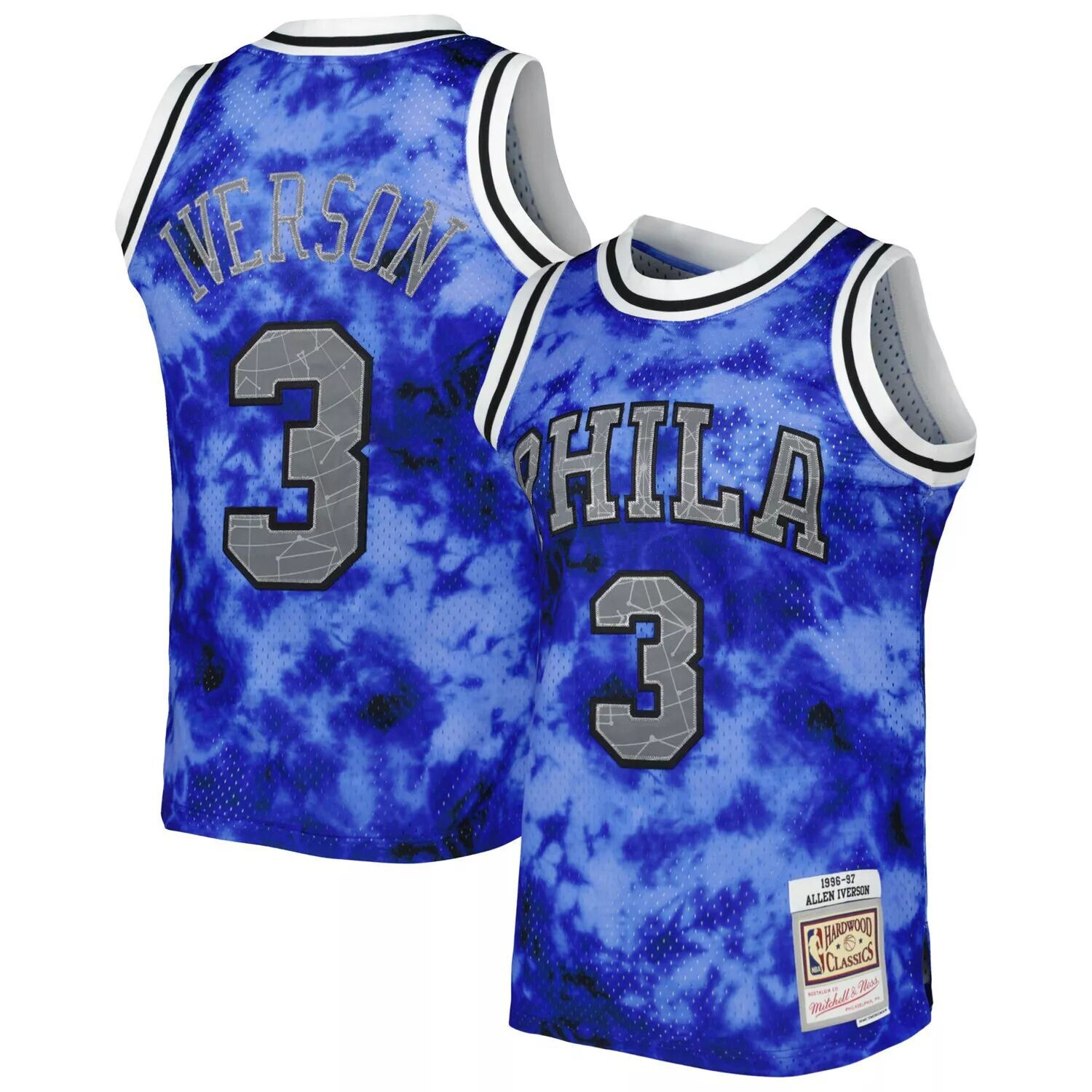 Мужская майка Mitchell & Ness Allen Iverson Royal Philadelphia 76ers 1996-97 Galaxy Swingman
Мужская майка Mitchell & Ness Allen Iverson Royal Philadelphia 76ers 1996-97 Galaxy Swingman