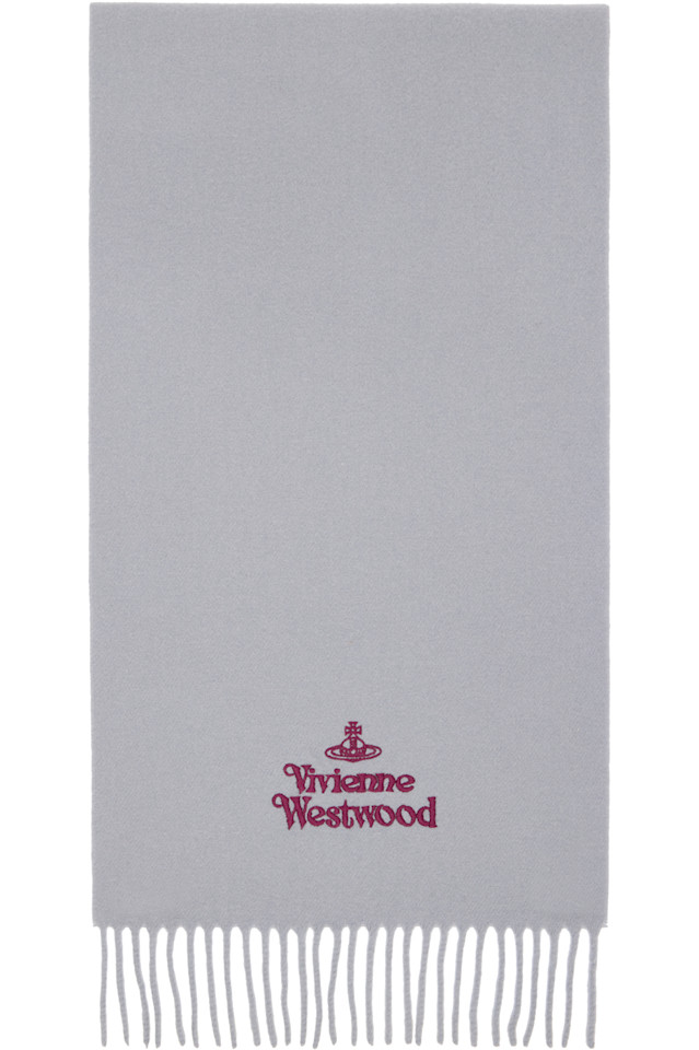 Vivienne Westwood Серый вышитый шарф
Vivienne Westwood Серый вышитый шарф