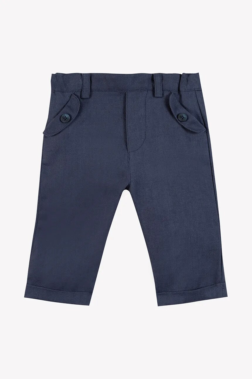 Детские льняные брюки Tartine et Chocolat, темно-синий
Детские льняные брюки Tartine et Chocolat, темно-синий