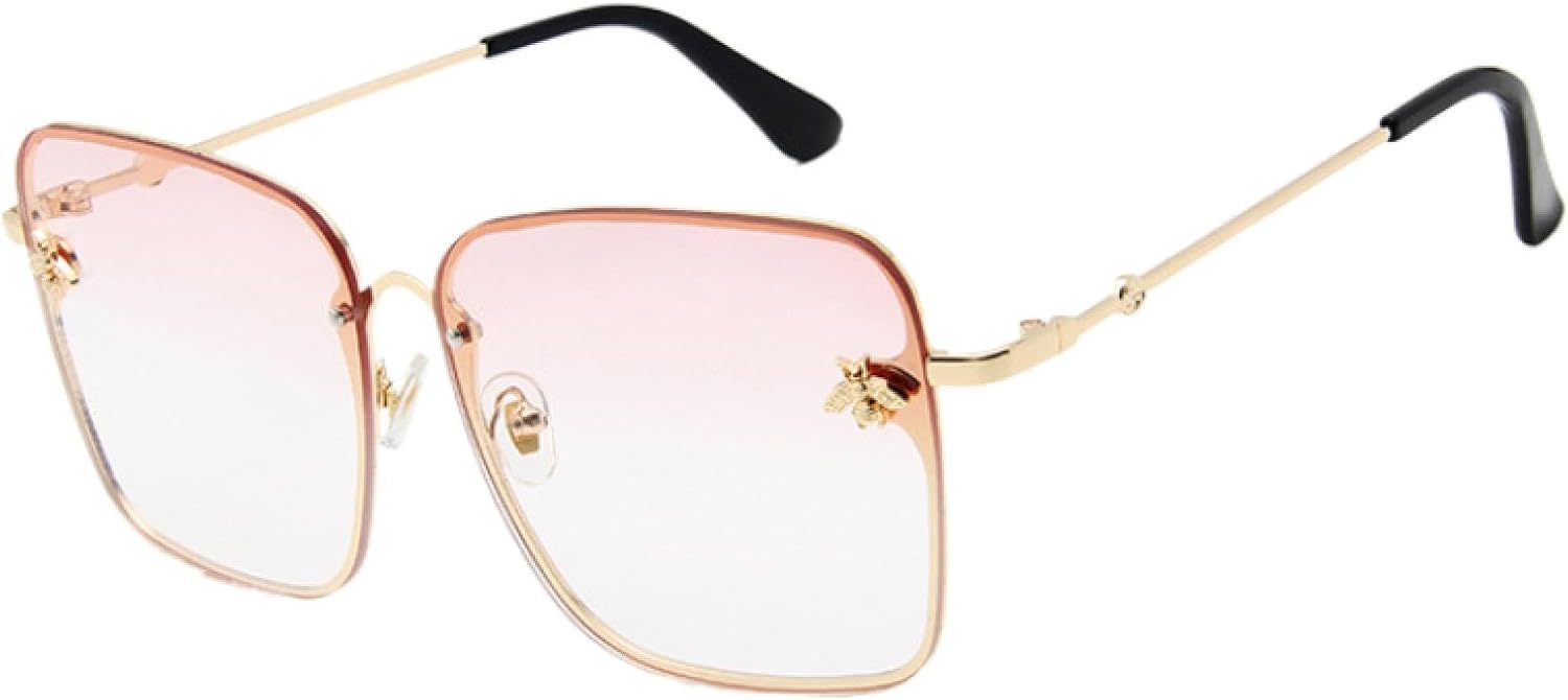 Солнцезащитные очки с защитой от УФ-излучения UV400 | Большие без оправы с градиентным переходом | Для женщин и мужчин, для занятий спортом на открытом воздухе и вождения DSVIGF, Gold Clear Pink
Солнцезащитные очки с защитой от УФ-излучения UV400 | Большие без оправы с градиентным переходом | Для женщин и мужчин, для занятий спортом на открытом воздухе и вождения DSVIGF, Gold Clear Pink