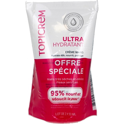 Ультраувлажняющий крем для рук 50 мл - упаковка из 2 шт. Topicrem
Ультраувлажняющий крем для рук 50 мл - упаковка из 2 шт. Topicrem