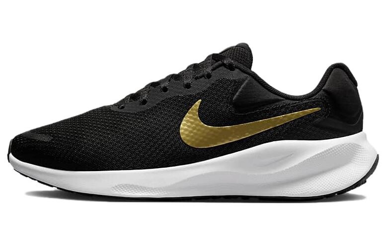 Кроссовки Nike Women's Revolution 7 Wide 'Black Metallic Gold', черный/золотой
Кроссовки Nike Women's Revolution 7 Wide 'Black Metallic Gold', черный/золотой