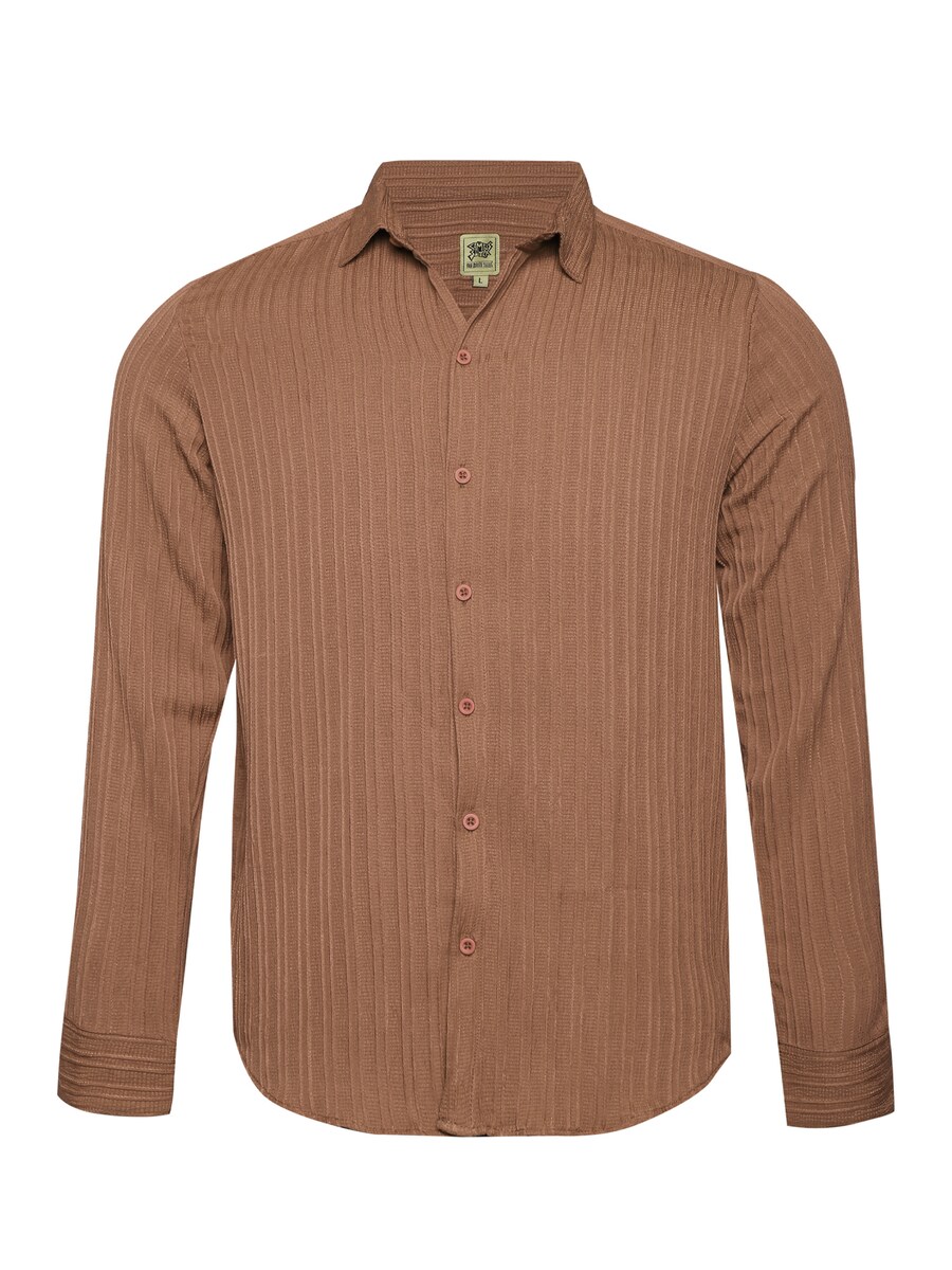 Рубашка на пуговицах классического кроя Campus Sutra Brynn, коричневый
Рубашка на пуговицах классического кроя Campus Sutra Brynn, коричневый