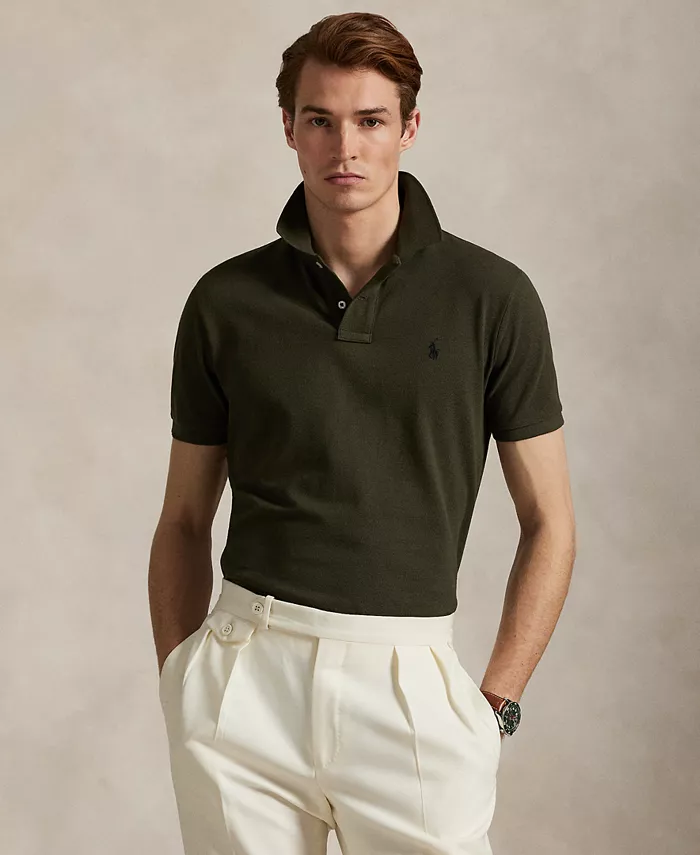 Мужская хлопковая поло Slim Fit с сетчатой тканью Polo Ralph Lauren, зеленый
Мужская хлопковая поло Slim Fit с сетчатой тканью Polo Ralph Lauren, зеленый