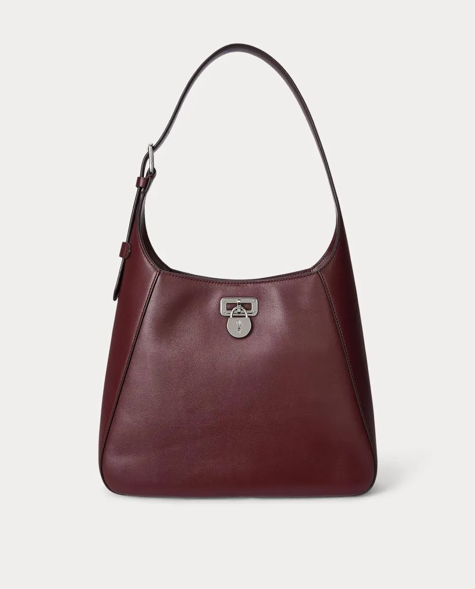 Большая кожаная сумка через плечо Tanner Lauren Ralph Lauren, гранатовый
Большая кожаная сумка через плечо Tanner Lauren Ralph Lauren, гранатовый