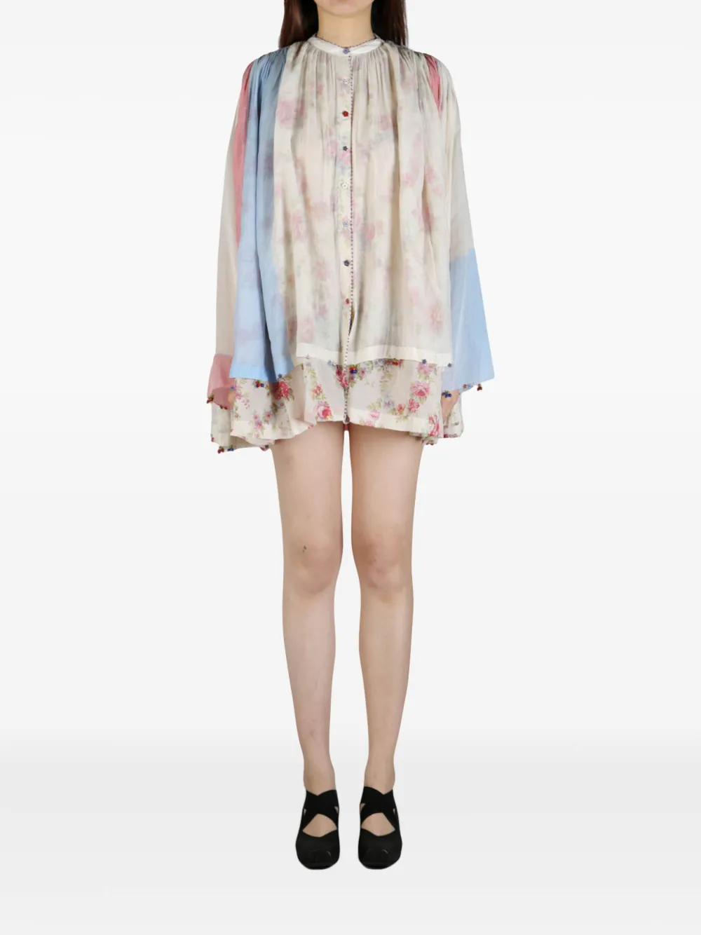 Рубашка с цветочным принтом PÈRO, нейтральный
Рубашка с цветочным принтом PÈRO, нейтральный