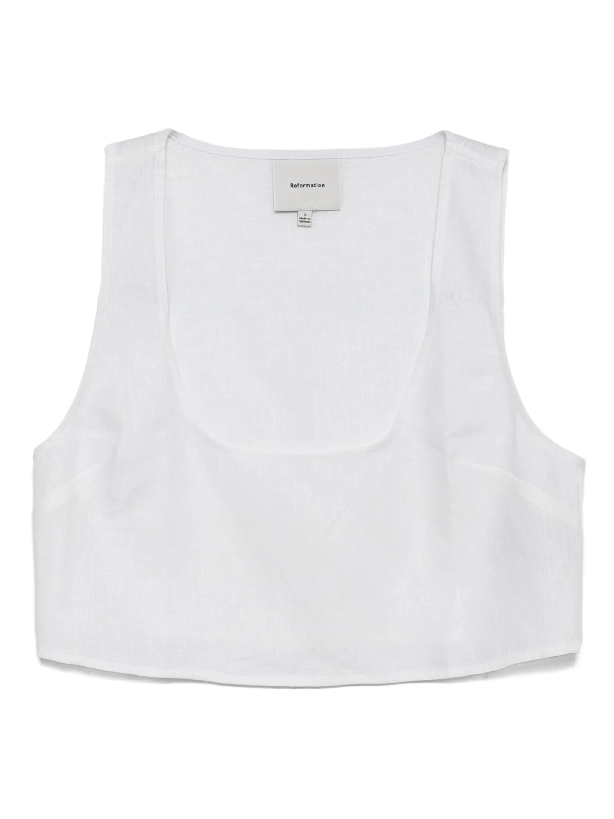 Льняной топ Kylie Reformation, белый
Льняной топ Kylie Reformation, белый