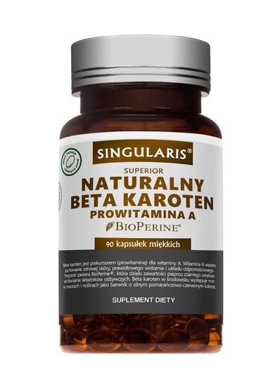 Singularis Superior BETA CAROTENE NATURAL PROVITAMIN A, Добавка , капсулы, 90 штук Singularis-Herbs
Singularis Superior BETA CAROTENE NATURAL PROVITAMIN A, Добавка , капсулы, 90 штук Singularis-Herbs
