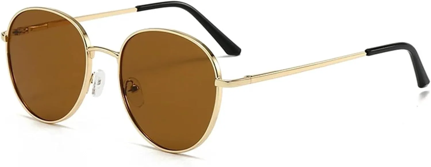 Солнцезащитные очки с защитой от УФ-излучения UV400 | Круглые очки в металлической оправе для женщин | Для занятий спортом на открытом воздухе generic, Brown
Солнцезащитные очки с защитой от УФ-излучения UV400 | Круглые очки в металлической оправе для женщин | Для занятий спортом на открытом воздухе generic, Brown