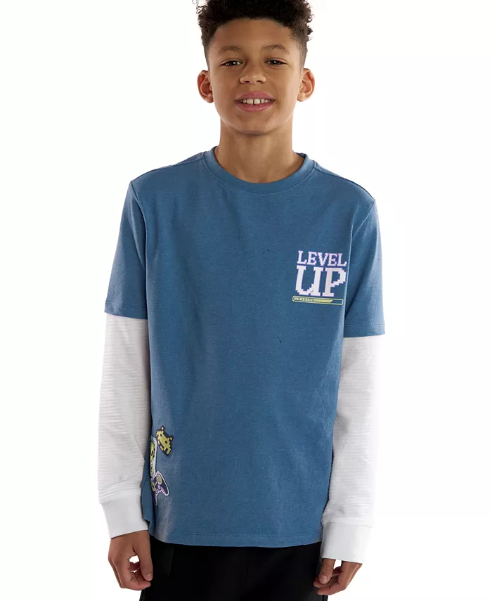 Мальчики 5-20 Harper Twofer Crewneck Многослойная Футболка Sovereign Code, синий
Мальчики 5-20 Harper Twofer Crewneck Многослойная Футболка Sovereign Code, синий