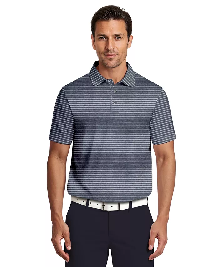 Мужская поло для гольфа в рубчик с полосками Pga Tour, серый
Мужская поло для гольфа в рубчик с полосками Pga Tour, серый