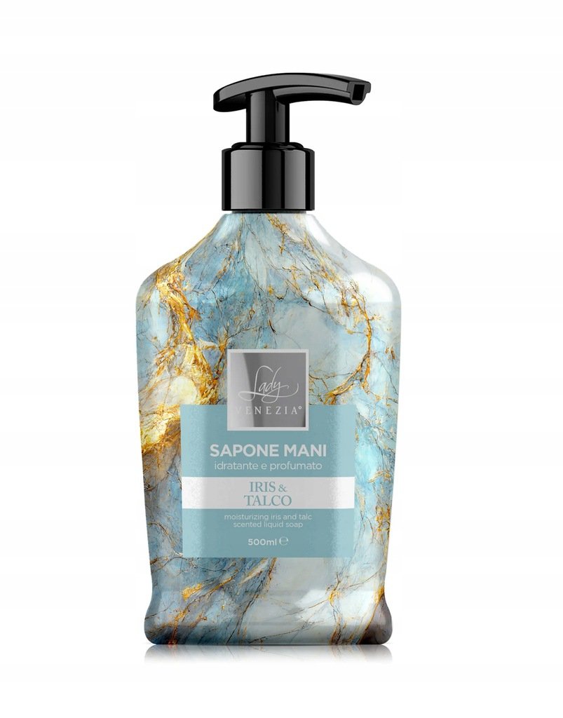 Lady Venezia, Iris Talco, увлажняющее мыло для рук, 500 мл
Lady Venezia, Iris Talco, увлажняющее мыло для рук, 500 мл