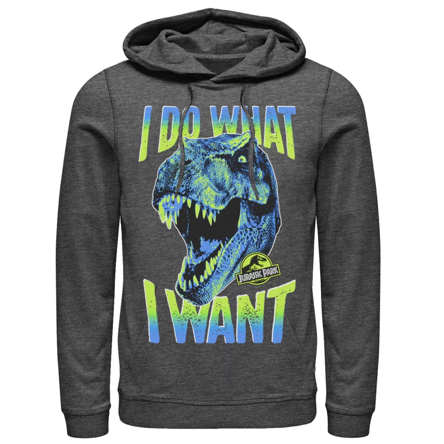 Мужской пуловер с капюшоном и рисунком «Парк Юрского периода T-Rex I Do What I Want» Licensed Character
Мужской пуловер с капюшоном и рисунком «Парк Юрского периода T-Rex I Do What I Want» Licensed Character