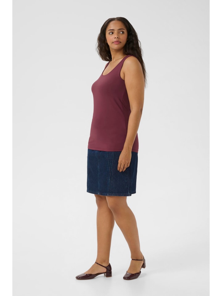 KAFFE curve Трикотажная майка KCerina облегающего кроя, цвет Windsor Wine
KAFFE curve Трикотажная майка KCerina облегающего кроя, цвет Windsor Wine