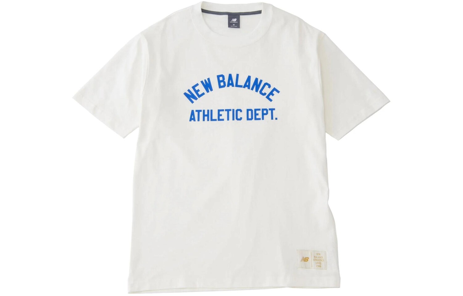 Футболка мужская Морская соль New Balance, цвет Sea salt 
Футболка мужская Морская соль New Balance, цвет Sea salt