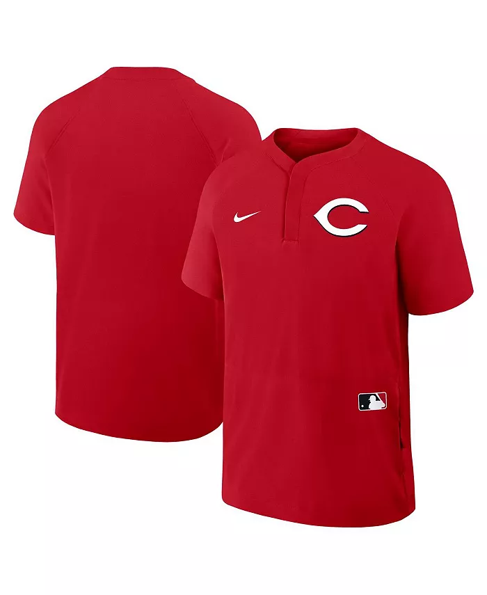 Мужская толстовка с коротким рукавом реглан Cincinnati Reds Authentic Collection красного цвета Nike
Мужская толстовка с коротким рукавом реглан Cincinnati Reds Authentic Collection красного цвета Nike