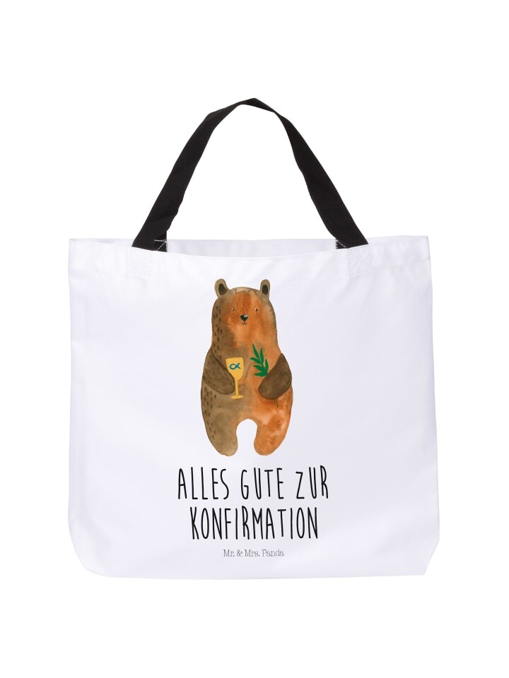 Сумка-шоппер Mr & Mrs Panda Bär Konfirmation, белый
Сумка-шоппер Mr & Mrs Panda Bär Konfirmation, белый