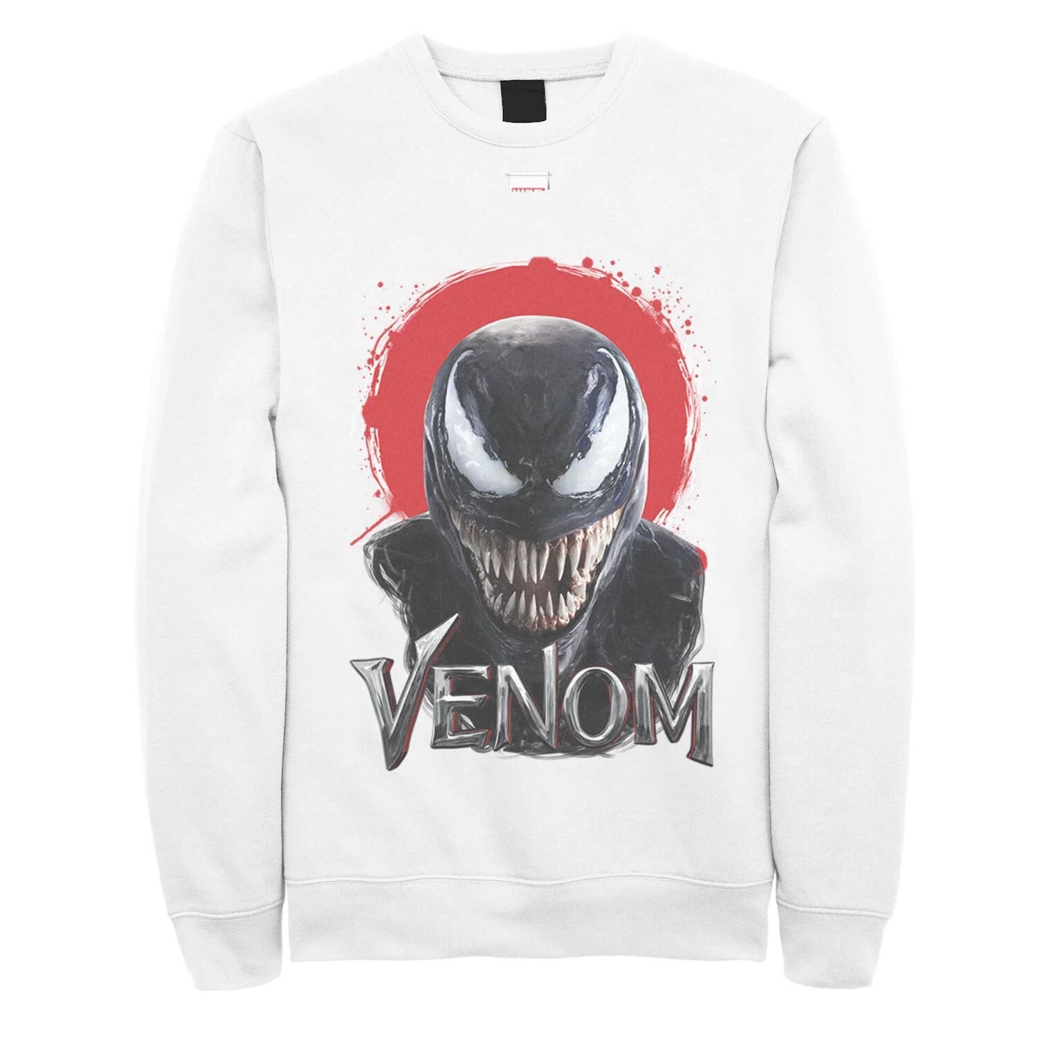 Мужской флисовый пуловер с рисунком Marvel Venom Red Splatter Halo
Мужской флисовый пуловер с рисунком Marvel Venom Red Splatter Halo