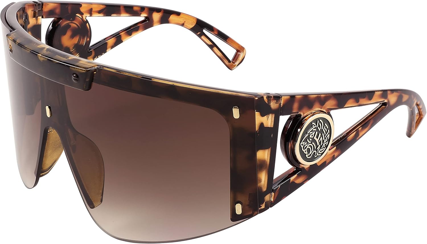 Солнцезащитные очки FEISEDY One Piece Oversized для мужчин и женщин, большие солнцезащитные очки-щитки для езды на велосипеде, вождения, отдыха, модель B4027, Leopard Frame & Gradual Tea Lens
Солнцезащитные очки FEISEDY One Piece Oversized для мужчин и женщин, большие солнцезащитные очки-щитки для езды на велосипеде, вождения, отдыха, модель B4027, Leopard Frame & Gradual Tea Lens