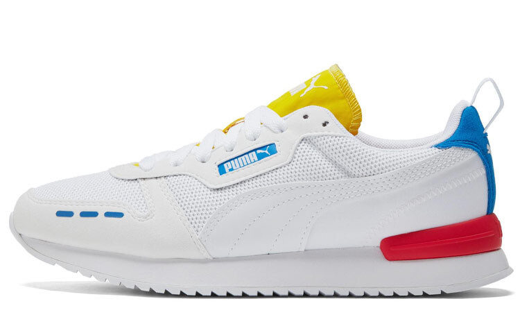 Кроссовки Puma R78 Life Unisex, белый/желтый/красный
Кроссовки Puma R78 Life Unisex, белый/желтый/красный