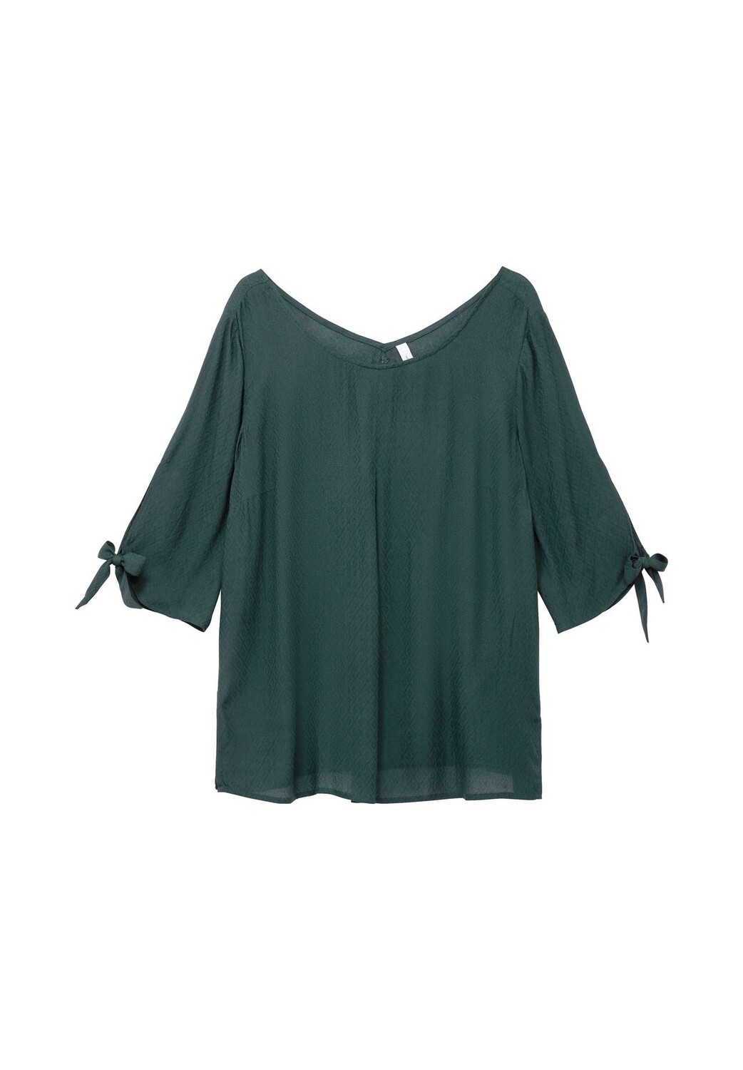 Туника с деталями на рукавах и V-образным вырезом сзади Sheego, темно-зеленый
Туника с деталями на рукавах и V-образным вырезом сзади Sheego, темно-зеленый