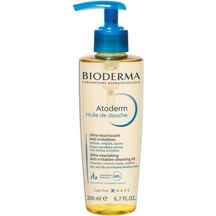Atoderm Масло для душа Питательное очищающее средство для душа с глицерином и ниацинамидами 200 мл, Bioderma
Atoderm Масло для душа Питательное очищающее средство для душа с глицерином и ниацинамидами 200 мл, Bioderma