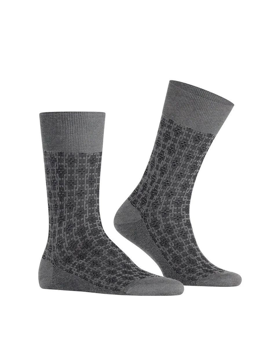 Элегантный мужской носок из мерсеризованного хлопка Falke, светло-серый
Элегантный мужской носок из мерсеризованного хлопка Falke, светло-серый