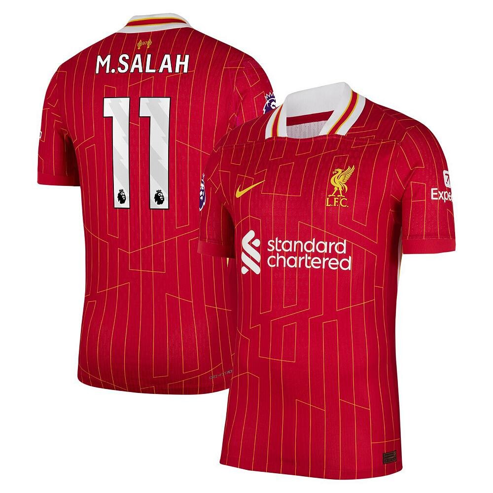 Мужское домашнее аутентичное джерси Nike Mohamed Salah Red Liverpool 2024/25, цвет Lvp Red
Мужское домашнее аутентичное джерси Nike Mohamed Salah Red Liverpool 2024/25, цвет Lvp Red