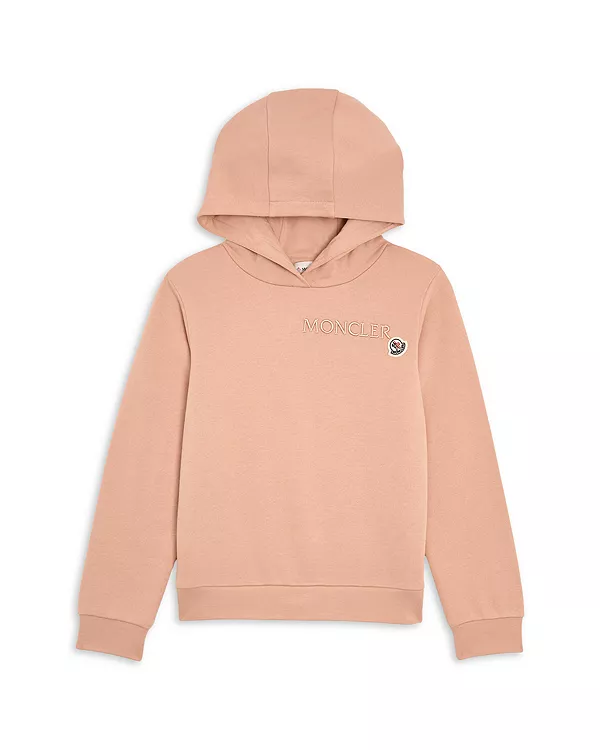 Детская толстовка с вышитым логотипом для девочек (подростковая). Moncler, розовый
Детская толстовка с вышитым логотипом для девочек (подростковая). Moncler, розовый