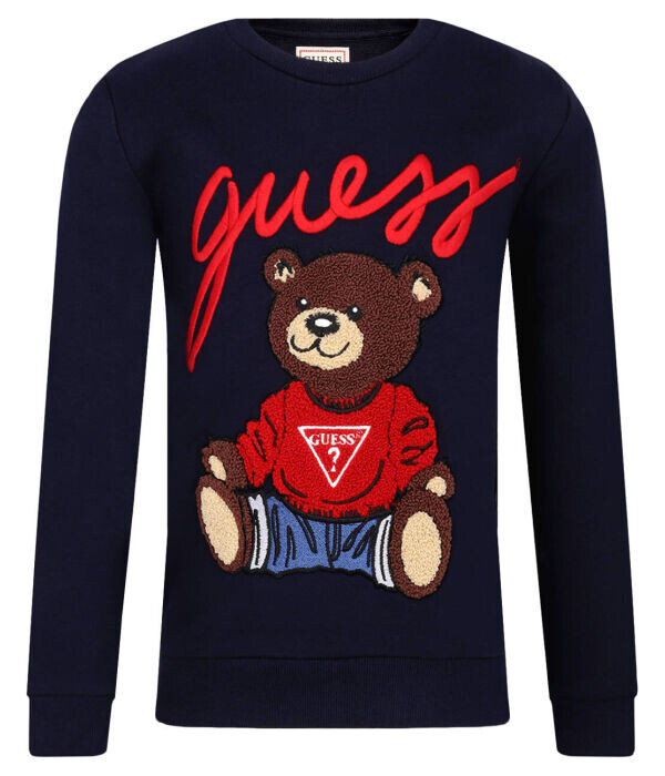 Свитшот детский Guess с вышивкой медведя, синий
Свитшот детский Guess с вышивкой медведя, синий