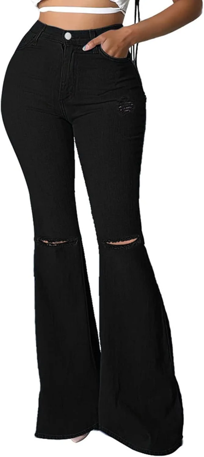 Женские джинсы Bell Bottom с потертостями и высокой посадкой Maiyifu-GJ
Женские джинсы Bell Bottom с потертостями и высокой посадкой Maiyifu-GJ