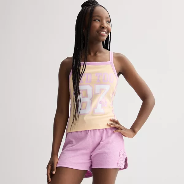 Майка с квадратным вырезом для девочек 7-16 лет Limited Too, оранжевый
Майка с квадратным вырезом для девочек 7-16 лет Limited Too, оранжевый