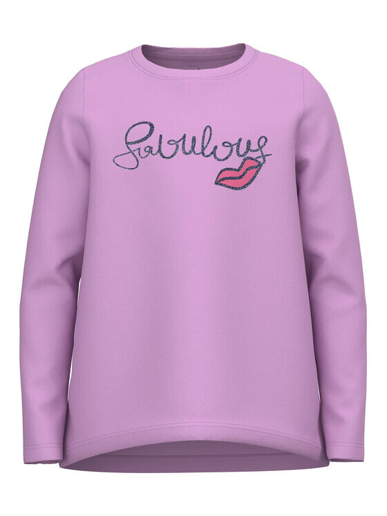 Блуза свободного кроя Name It, фиолетовый
Блуза свободного кроя Name It, фиолетовый