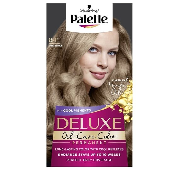 Стойкая краска для волос с микромаслами, 8-11 Cool Blonde Palette, Deluxe Oil-Care Color
Стойкая краска для волос с микромаслами, 8-11 Cool Blonde Palette, Deluxe Oil-Care Color