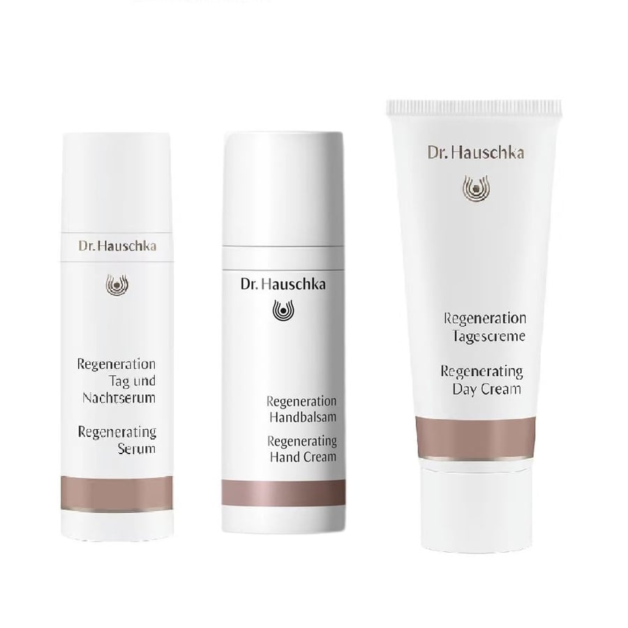 Dr. Hauschka, набор Beautiful You To Mature Skin регенерирующий дневной крем 40 мл + регенерирующий крем для рук 50 мл + регенерирующая сыворотка 30 мл
Dr. Hauschka, набор Beautiful You To Mature Skin регенерирующий дневной крем 40 мл + регенерирующий крем для рук 50 мл + регенерирующая сыворотка 30 мл