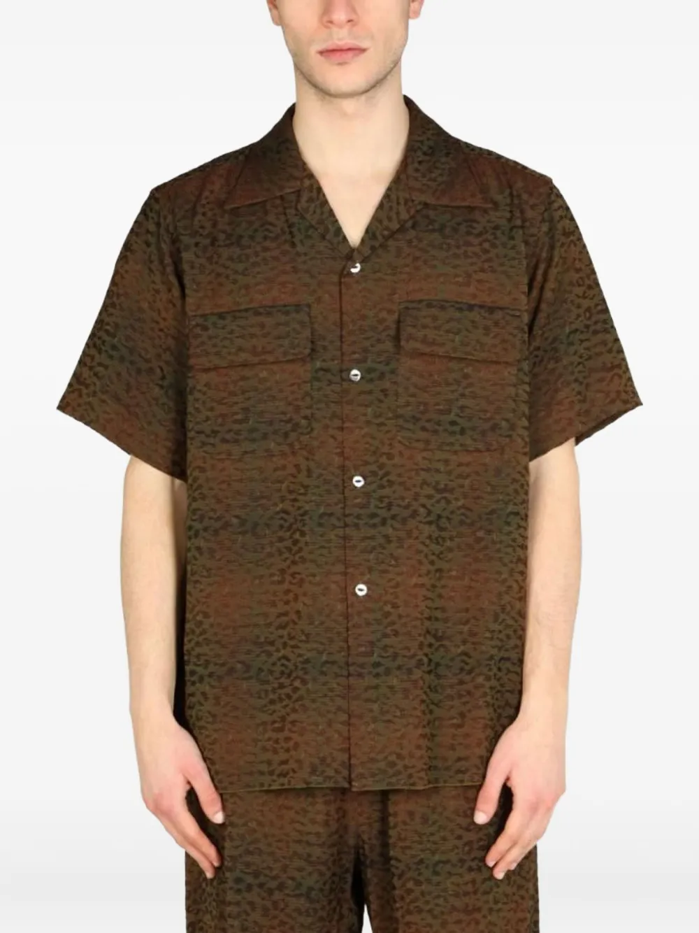 Рубашка с короткими рукавами Needles, коричневый
Рубашка с короткими рукавами Needles, коричневый