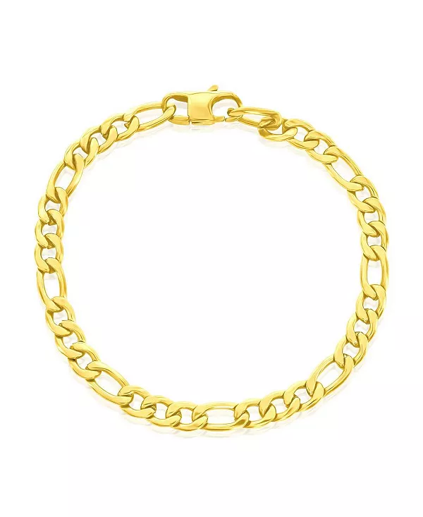 Браслет-Цепочка Фигаро из нержавеющей стали шириной 7 мм Metallo, gold
Браслет-Цепочка Фигаро из нержавеющей стали шириной 7 мм Metallo, gold